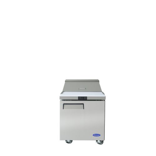 A front view of Atosa's standard top sandwich prep table