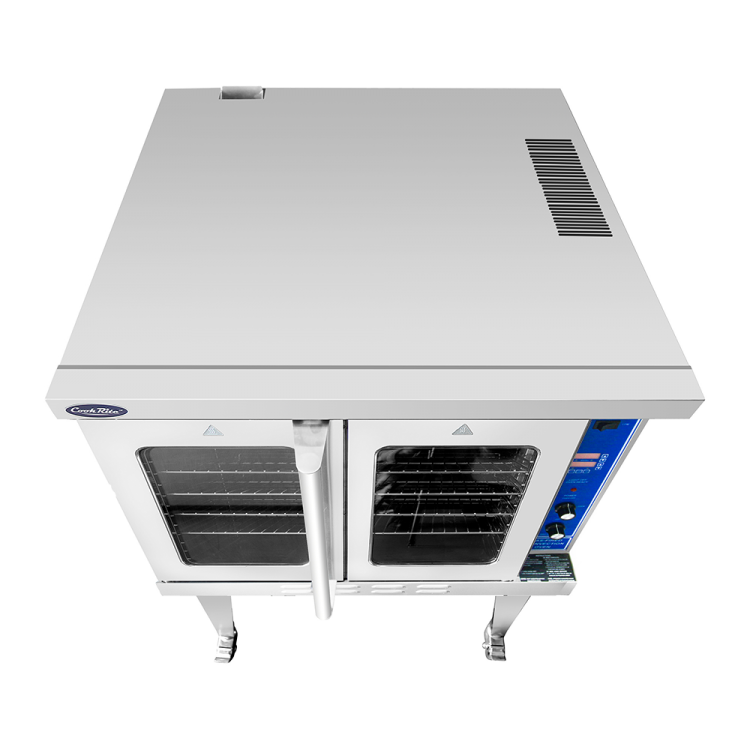 A top view of CookRite's Gas Convection Ovens (Bakery Depth)