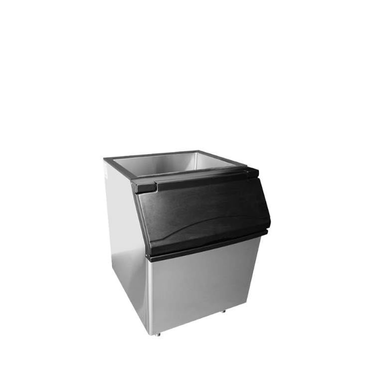 An angled view of Atosa's Ice Storage Bin (395 LB Capacity)