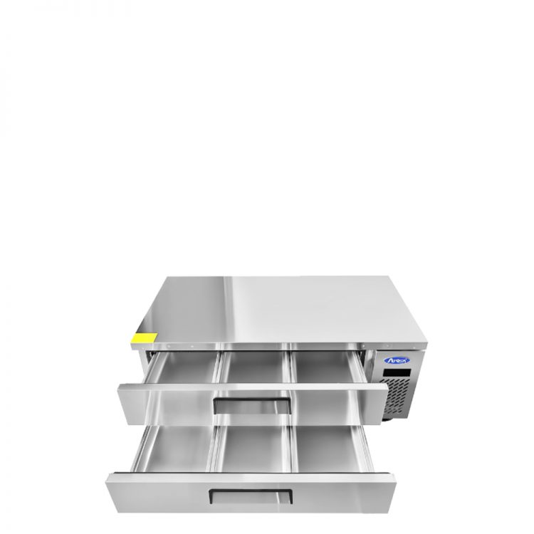 A front view of Atosa's 36" Refrigerated Chef Base