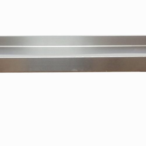 A front view of MixRite's 24" Stainless Steel Wall Shelf