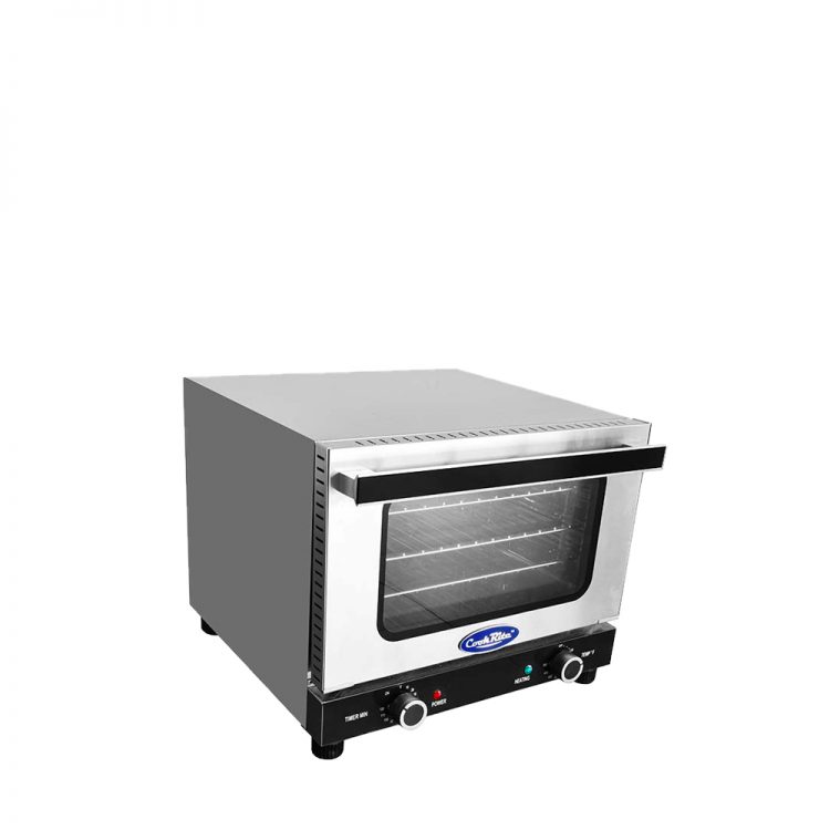 A left side view of CookRite's counter-top convection oven